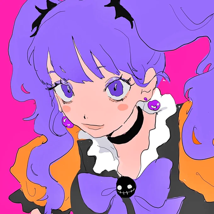 女の子の絵 