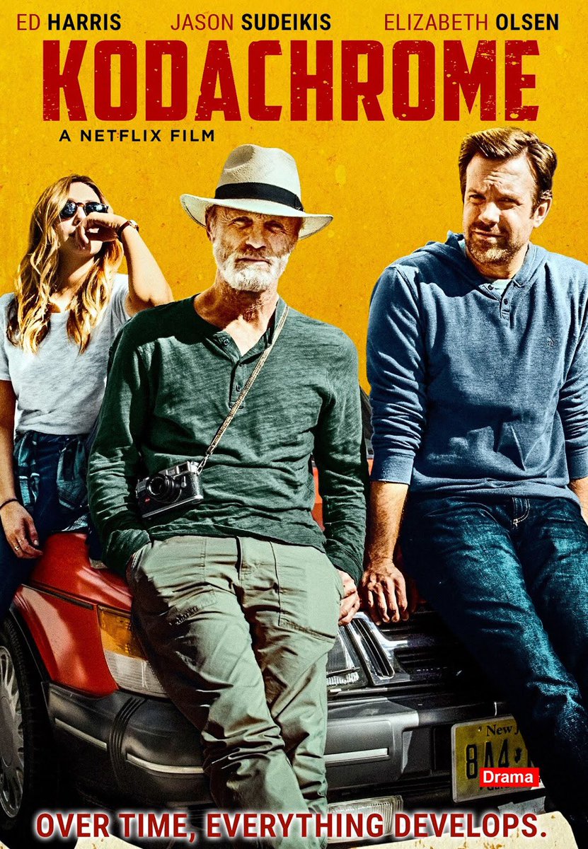 damonmurphy2255's tweet photo. Ed Harris is one of my favorite actors, and he is terrific in #Netflix's #Kodachrome. And a great contrast for Coach Lasso, Jason Sudeikis also turning in a solid performance as Harris's estranged son, reconnecting with his father at the end of his life. You #shouldwatch it. https://t.co/YfSos3Zi0E