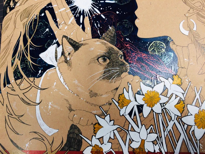 ホルベインさん(@HolbeinArt )がガチでやれって言ったから…?

「CAAA∀ts❤️」
ねこちゃぁんを崇めよ

お誘いいただき参加させてもらいますッ…!みんなはどのねこちゃぁんが好き?

#ガチクロ #ホルベイン
#クロッキー表紙 
#ところでみなさんちのねこちゃぁんリプで見せて下さい 