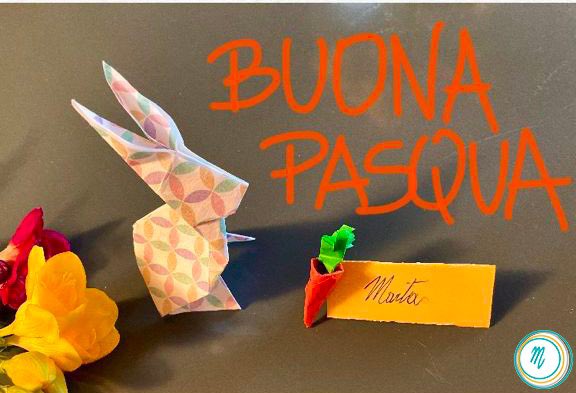 Semplicità e colore: mi sono divertita a realizzare questo coniglietto e la sua carota di carta....