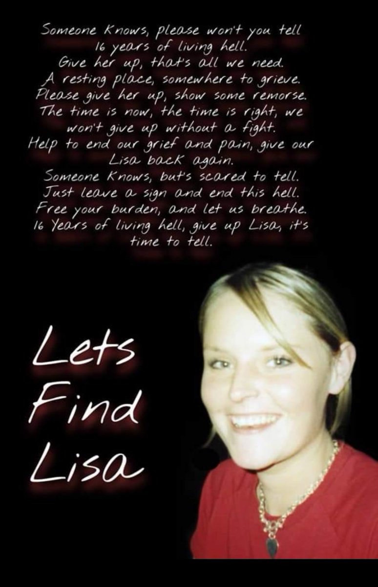 letsfindlisa's tweet photo. #letsfindlisa #justiceforlisa #MISSING #MissingPerson https://t.co/VQxZC8Xf8J