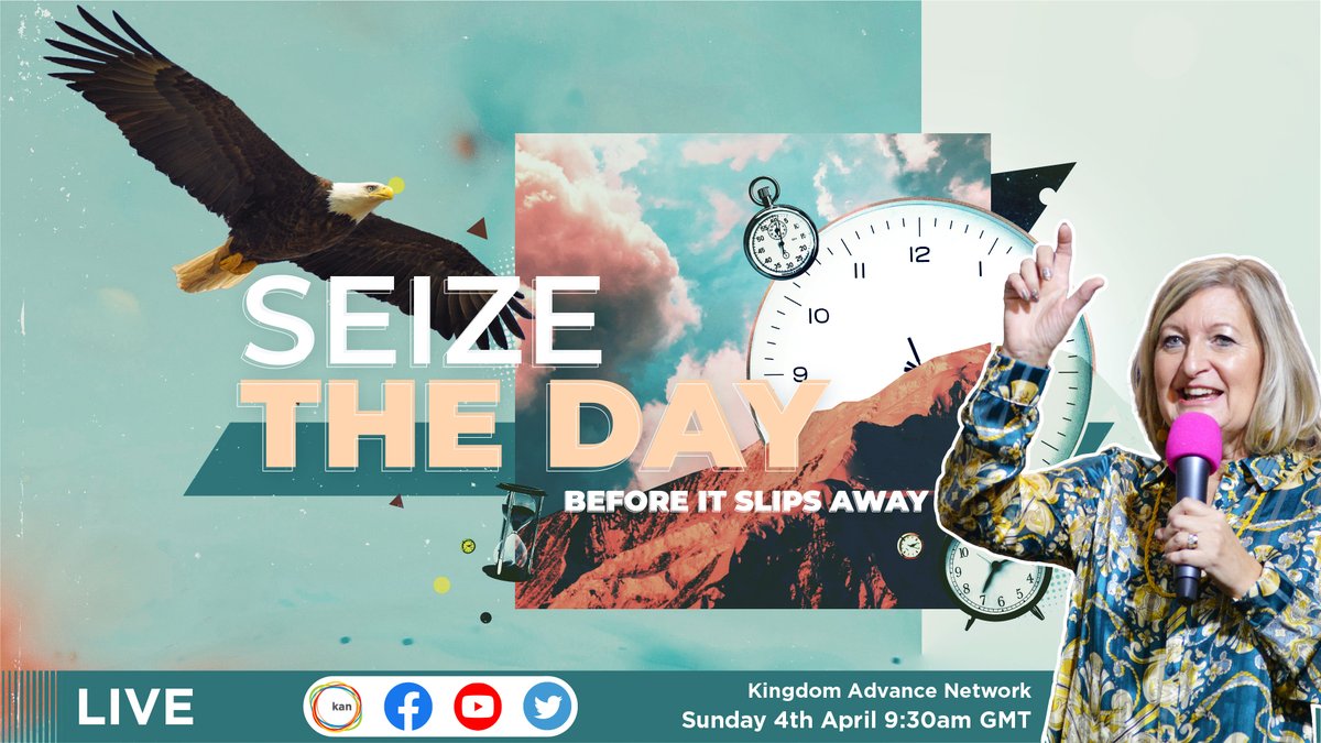 Join us LIVE at 9.30am for 'Seize The Day - Before It Slips Away' with Jenny Watson!

https://t.co/BijzOaaC98
https://t.co/YF66nvaKPz
https://t.co/9FdBulSyVI
https://t.co/CZnFrc2fnE

#Bible #SeekGod #God #Worship #HolySpirit #Christian #Church #Prophetic #Jesus https://t.co/3QH7ifA71K