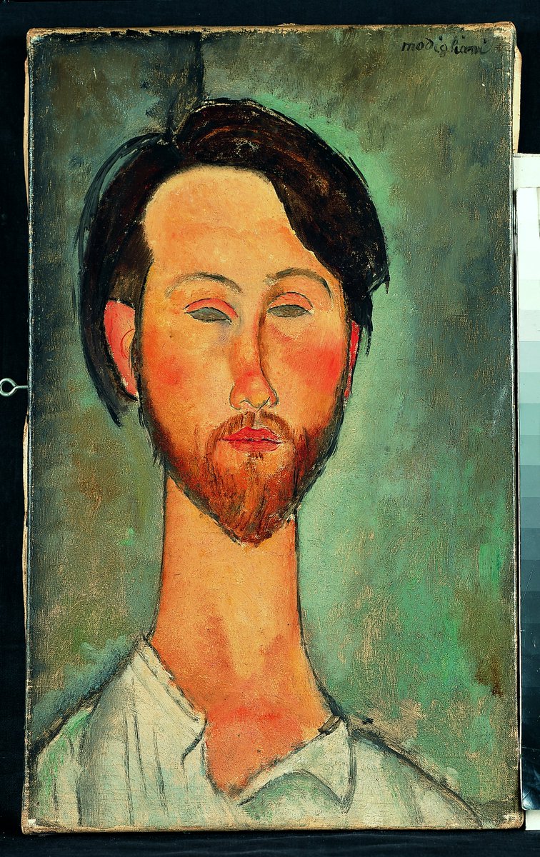 bellasartesinba's tweet image. Modigliani retrató al marchante de arte Léopold Zborowski con una camisa blanca y una de las puntas del cuello de su camisa dobladas, indicando que se trata de una escena casual.

¡Conoce más sobre esta obra en #ElParísDeModigliani del @mbellasartes!

#VolverAVerte