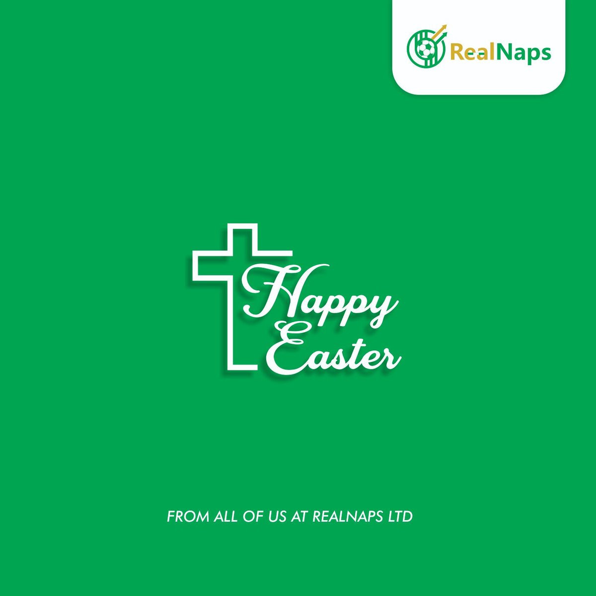 Realnapspropage's tweet photo. To all our Christians Customers, We wish you all HAPPY EASTER.
For tips and updates, follow our official page.
@realnaps1
visit: https://t.co/NT1VzSOzRH
⚽And sign-up for free
#realnaps https://t.co/STV0ckqAx1
