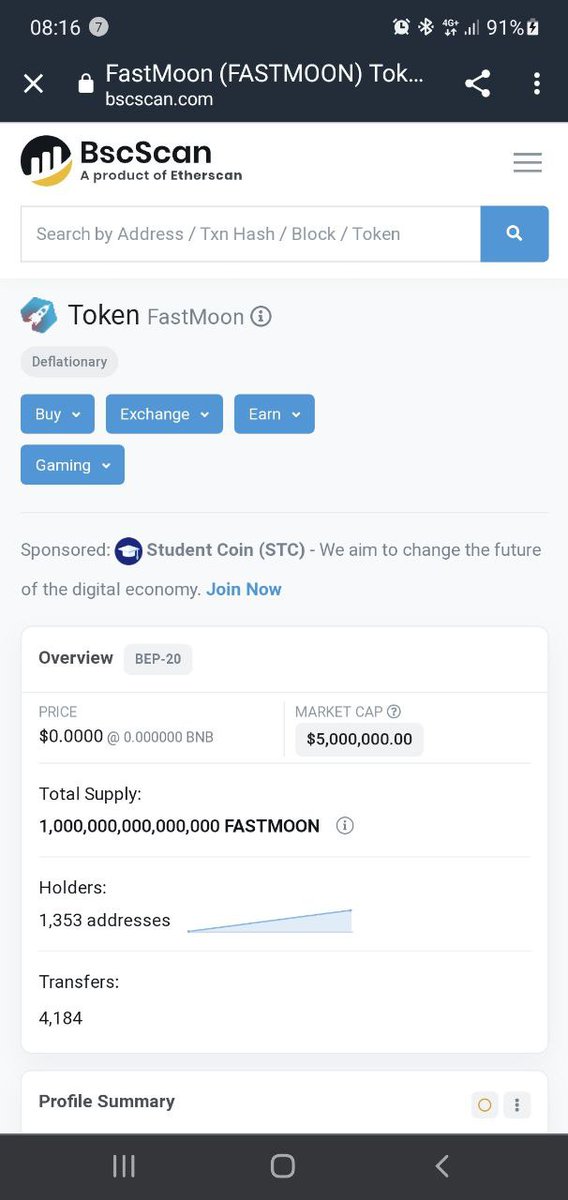 zebacofinance's tweet image. 🚀🚀🚀 1353 #FASTMOON HOLDERS WITH IN 2 day 💎 🚀🚀🚀

This is crazy! Thank you all beautiful people for believing and joining the mission to Moon! You rock 🤘

Next target: 5000 holders! Let's GO! 🚀🙏😍🔥

#FASTMOON #BSC #ALTCOIN @Crypt0mummy @FastMoonFinance