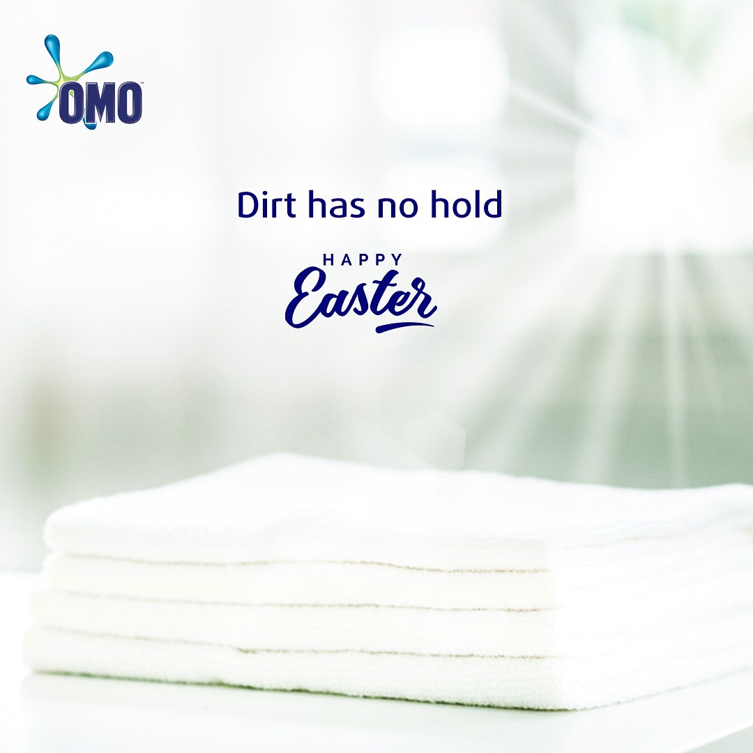 OMODetergentNG's tweet photo. Happy Easter
#DirtForGood #OMOCares https://t.co/j7rzn5MXkl