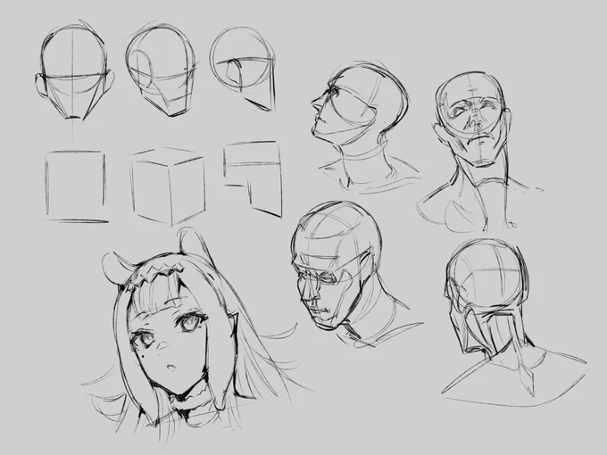 Studyt. I hate drawing heads 