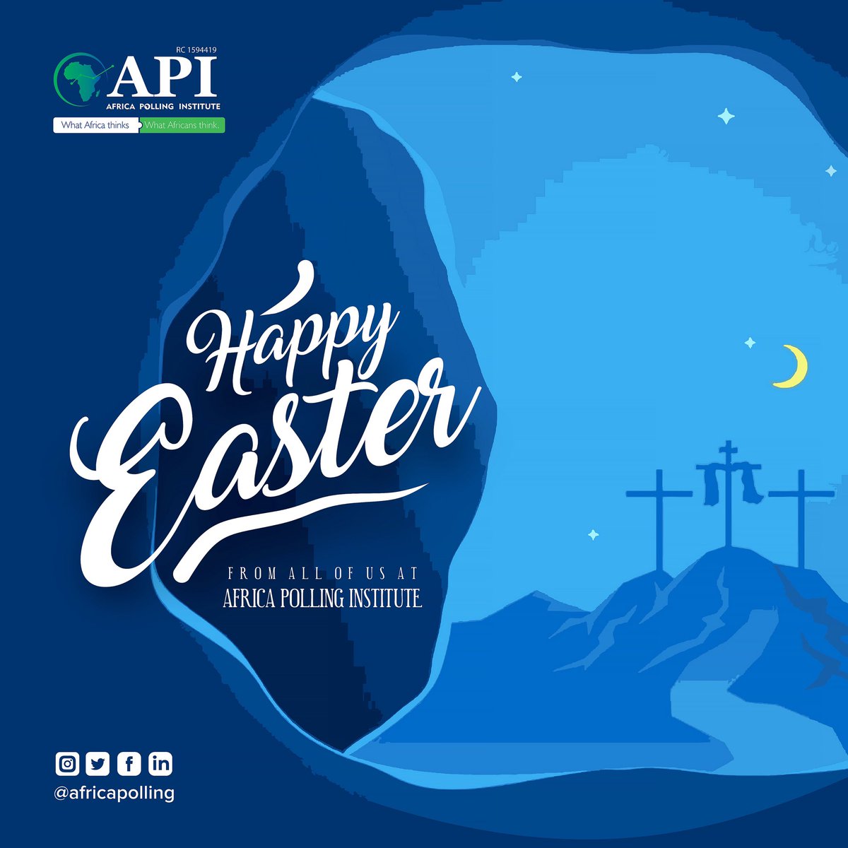 AfricaPolling's tweet photo. Happy Easter from all of us @AfricaPolling https://t.co/DUtrlZaUFd