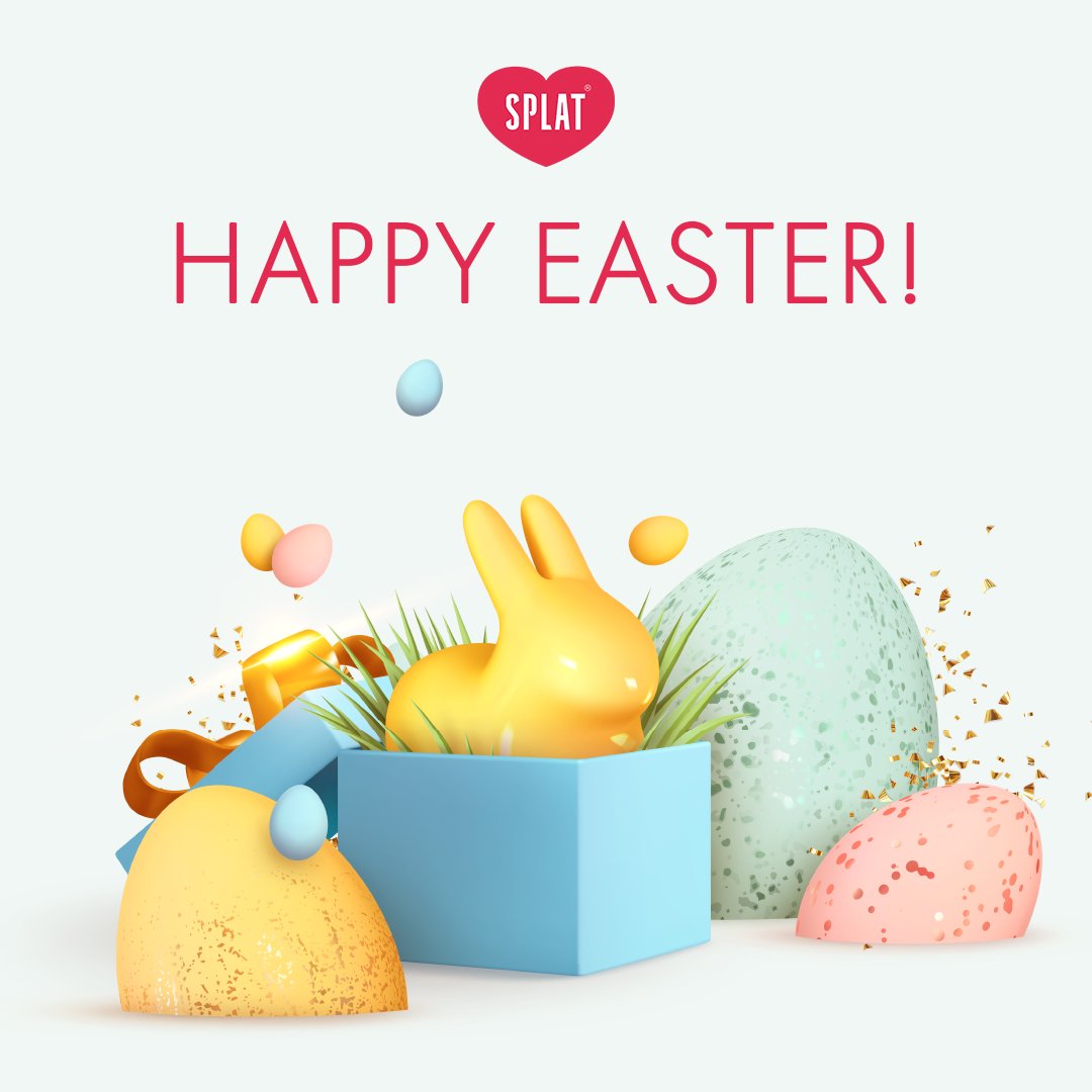 splatoralcare's tweet photo. Happy Easter from Splat ❤️

#Splat #SplatUK #Toothpaste #Smile #CleanTeeth #HealthySmile #OralCare #Easter #EasterSunday https://t.co/yEga9DjRZd