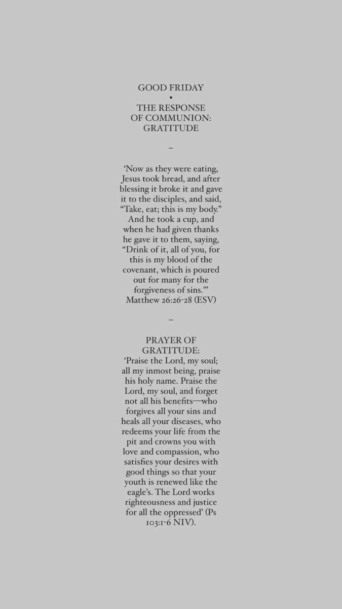 JoeReeser's tweet photo. GOOD FRIDAY • Communion https://t.co/6twKiuJpPq