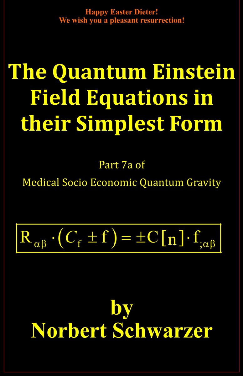 TroyvomBraucke's tweet image. Why should Material Scientists care about something like Quantum Einstein Field Equations?

 Consider this our this year’s easter message #theoryofeverything @TOEwithCurt @michiokaku @DrBrianKeating #worldformula #Science #technology #Truth