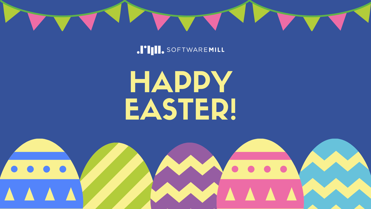 softwaremill's tweet photo. Happy #Easter from the #SoftwareMill team! We hope you're having a beautiful day ☀️ 🌼 https://t.co/UyJN4UN87b