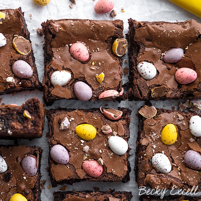 Happy Easter Sunday! 🐣🍫

We hope you have a lovely Easter weekend, what are your plans? We'll be making these Mini Eggs Brownies by Becky Excell 🤩