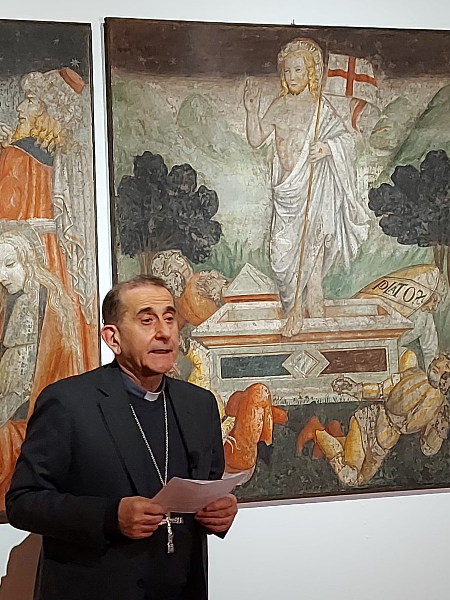 #Pasqua2021 | Direttamente dalle sale del Museo Diocesano di Milano un augurio speciale di Buona Pasqua dal nostro #ArcivescovoMario a tutti voi che ci seguite sempre numerosi. 

#museodiocesanomilano
#mudimi
#museiitaliani 
#delpini