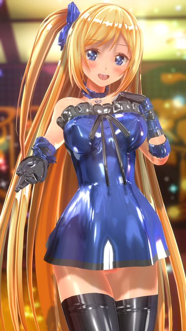 ブルーマイクロドレス
#COM3D2 