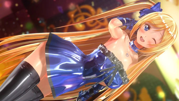 ブルーマイクロドレス#COM3D2 