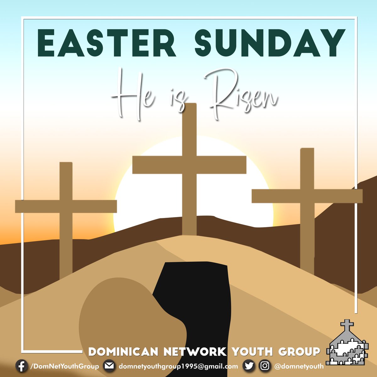 domnetyouth's tweet photo. DOMNET Youth, rejoice! The Lord has risen and has shown us a love that not even death could conquer. Happy Easter, everyone! May the love of God shine upon us all!
#ONEDOMNETYouthGroup
#UNITEDYG https://t.co/PhE9dqwngV