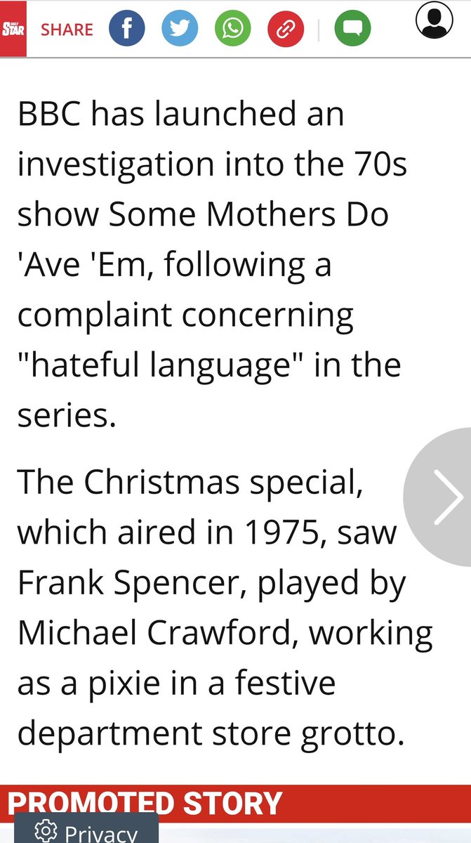 Please, give it a rest! The snowflake who complained needs to give his/her head a wobble.  But the <a href="/BBC/">BBC</a> needs to also grow a pair too. 

#somemothersdohaveem aired in 1975 ffs!