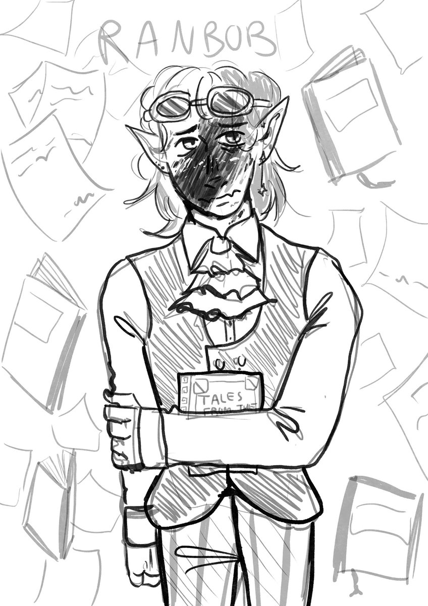 @dailyranbob I haven't drawn Ranbob in months oh no ;;; BUT I WANT TO 