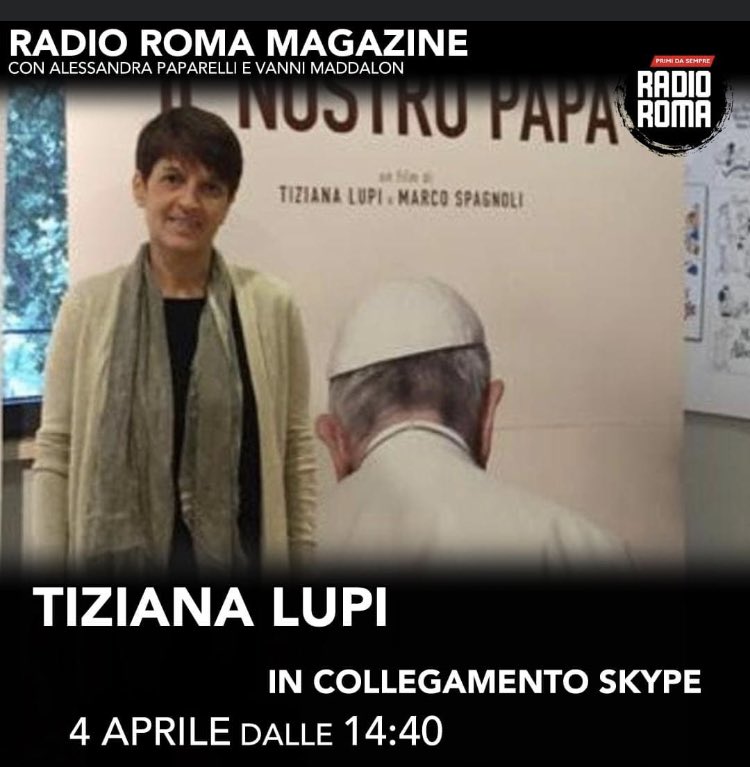 <a href="/tizianalupi/">tiziana lupi</a> oggi su <a href="/radioromait/">RadioRoma.it</a> alle 14.40. #ilnostropapa #lamiaideadiarte