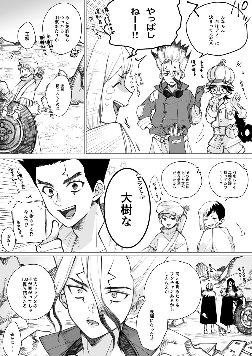 ⚠️20巻(175話)あたりの捏造
⚠️ゲ千未満かもしれない
⚠️免許所持云々の話は適当

※なんかもう色々注意※ 