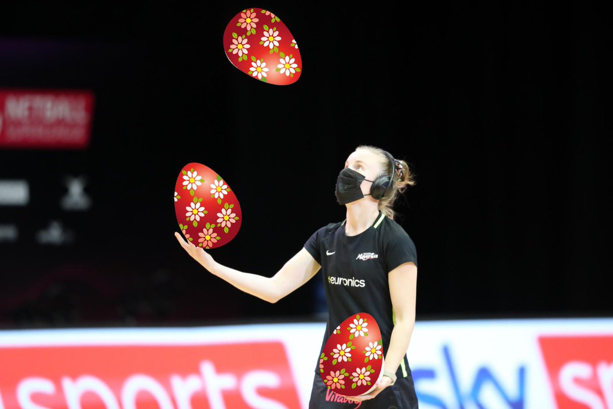 LDNMavericks's tweet image. Happy Easter to you all! 

We hope you all have a lovely chocolate-filled day watching netball 🐰

#BeAMaverick❤🖤
