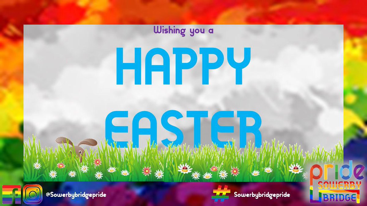 Wishing you and all your loved ones a very Happy Easter. 🐣🥚🍫🏳️‍🌈
#loveislove #gay #lesbian #bisexual #pansexual #asexual #transgender #nonbinary #pride #sowerbybridgepride