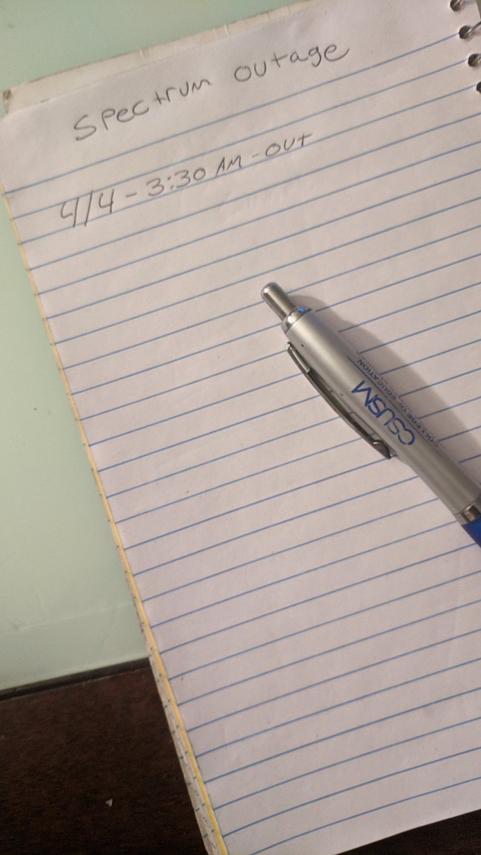 FindZoltak's tweet photo. Last month the internet went out several times, This month I thought I'd keep a tally on how many times it goes out and hopefully won't have to add to it anymore #InternetOut https://t.co/6jSBbSdxgv