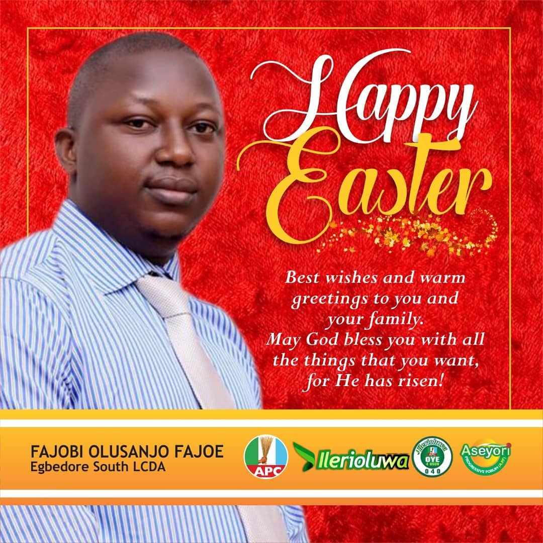 honfajoe's tweet photo. Easter reminds us of the fact that we need to be renewed in mind, body, and spirit. Easter reminds us of chastity and renewed vigour and hope. 

I pray that you and your family receive the immeasurable blessings of Easter on this amazing occasion. https://t.co/NkDMjibSMx