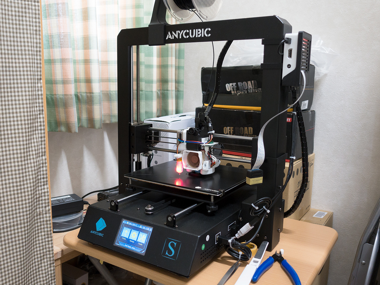 3Dプリンター ANYCUBIC MEGA-S オートレベリング改造済み
