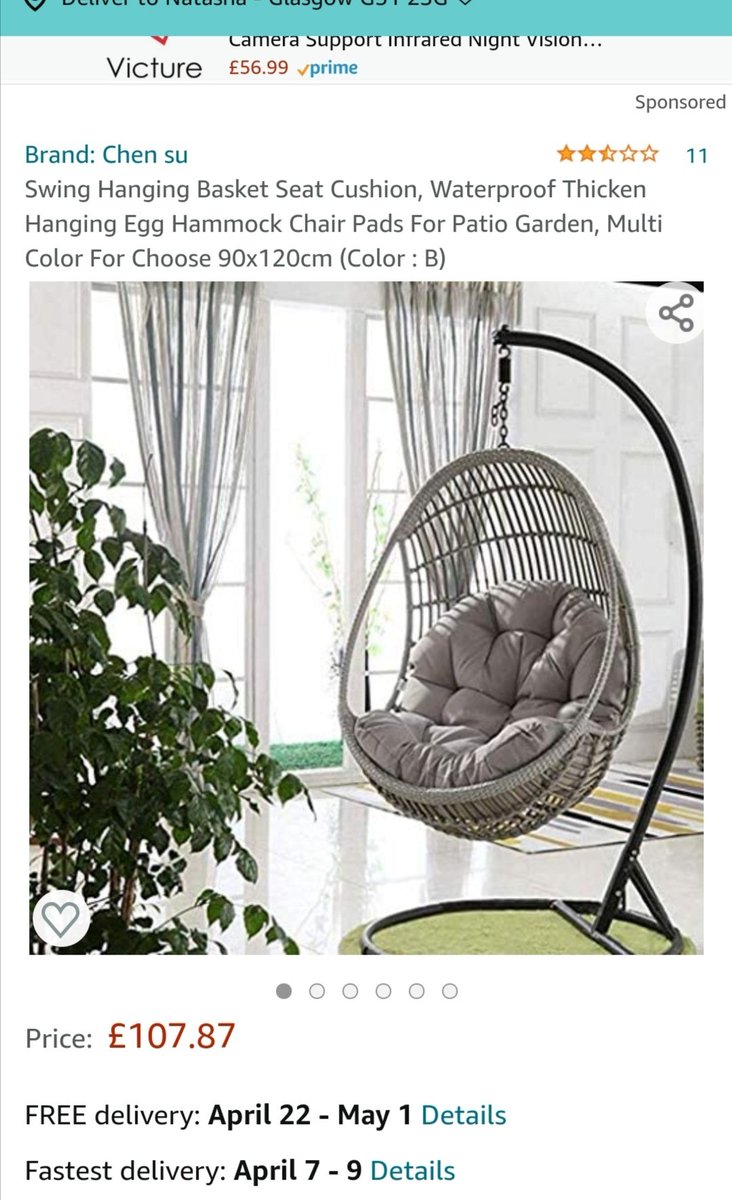 Woke up to twitter going mad about #Aldi selling an Egg Chair for £150? Websites crashed, sold out in 3 minutes apparently, thousands of users waiting in queues?

Quick look on Amazon, took seconds to find this. Folk are so easily sucked in by the hype 😩 #EggChair