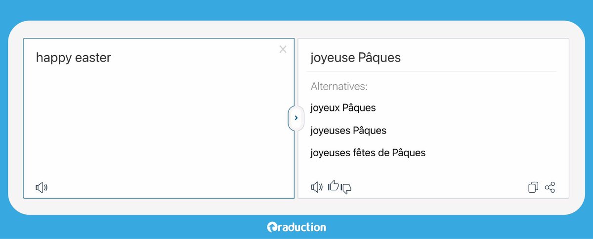 TraductionGA's tweet photo. Joyeuses pâques à tous 🙏
Mettez nous en commentaire sa traduction en d'autres langues 😉 https://t.co/4IUJFy3iIC