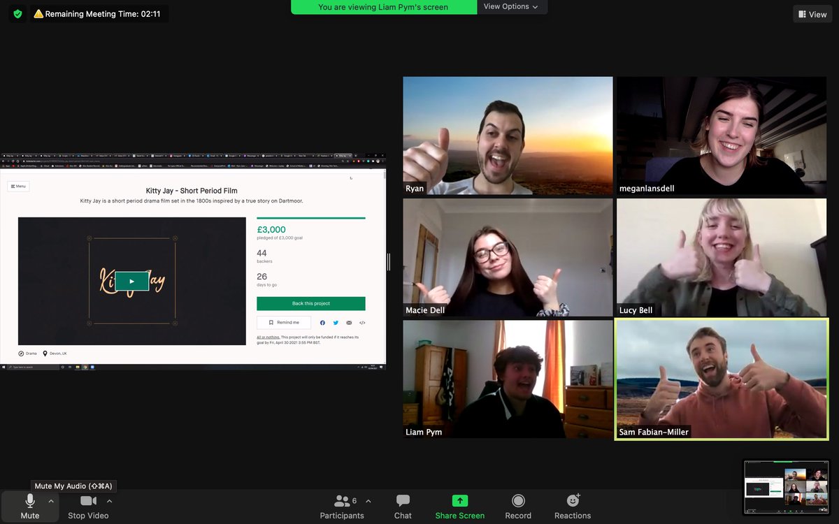 Three days! In three days you have all been so incredibly generous &amp; allowed us to achieve our Kickstarter fundraiser goal! 🤯

We cannot possibly thank you enough!!! ❤️

THANK YOU! 🥳

#kittyjay #shortfilm #studentfilm #kickstarter #fullyfunded #dartmoor #devon #1800s #thankyou