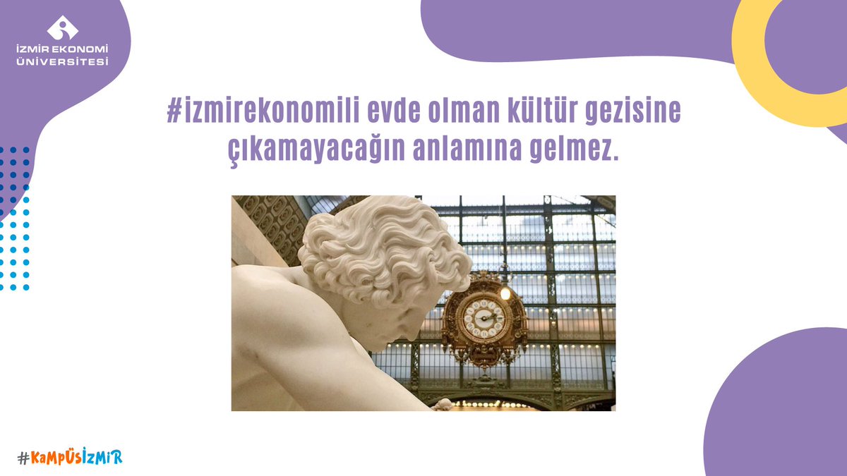 #izmirekonomili , evde olman kültür gezisine çıkamayacağın anlamına gelmez. Paris'te bulunan Orsay Müzesi’nde gezmek için: artsandculture.google.com/partner/musee-…   #evdekal #kampüsizmir #orsaymüzesi #paris