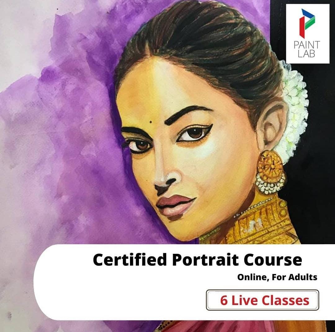 PaintLabLive's tweet photo. What will you learn in our Portrait Making
course?
Pencil Portraits
- Charcoal Portraits
- Colored portraits - Pencil color, soft pastels
- Grid method of portrait making
- Right strokes and shading of hair

Next batch starts 10 April 2021
ENROLL NOW!

#paintlab #paintlablive https://t.co/CwxVsDbPbt