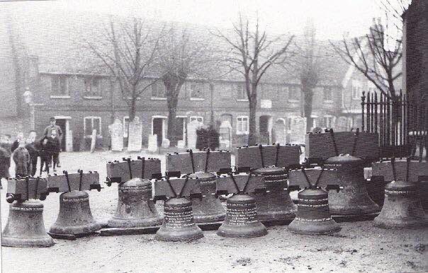 InWalthamstow's tweet image. St Mary&apos;s church bells Walthamstow 1896