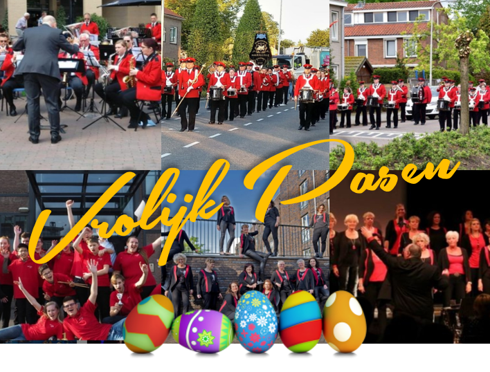 MuHaSli's tweet photo. Muziekvereniging Harmonie Slikkerveer wenst u een vrolijk Pasen, en hopelijk tot heel snel. https://t.co/K8UTv0NbKc