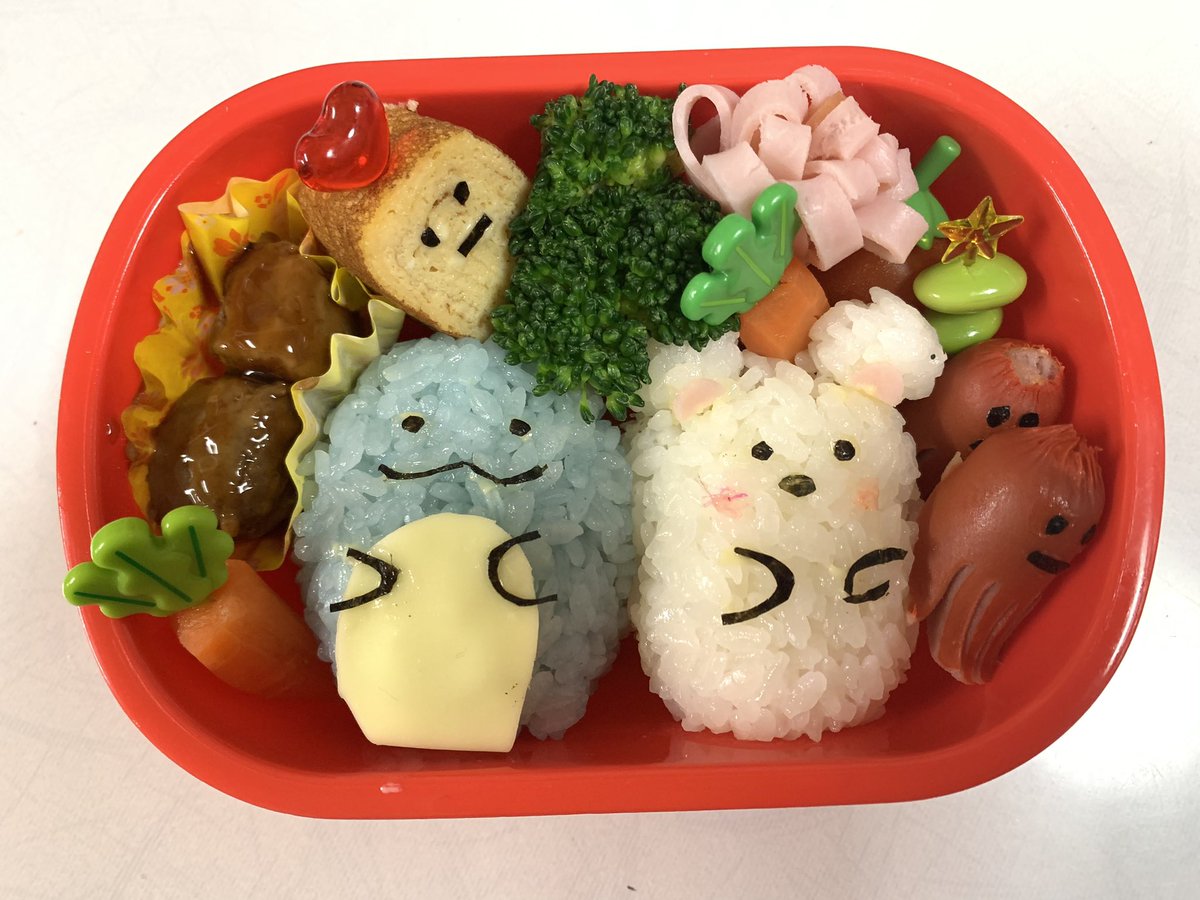 z80zz8's tweet image. 希望保育弁当

#すみっコぐらし弁当🐻‍❄️🦎🍤
