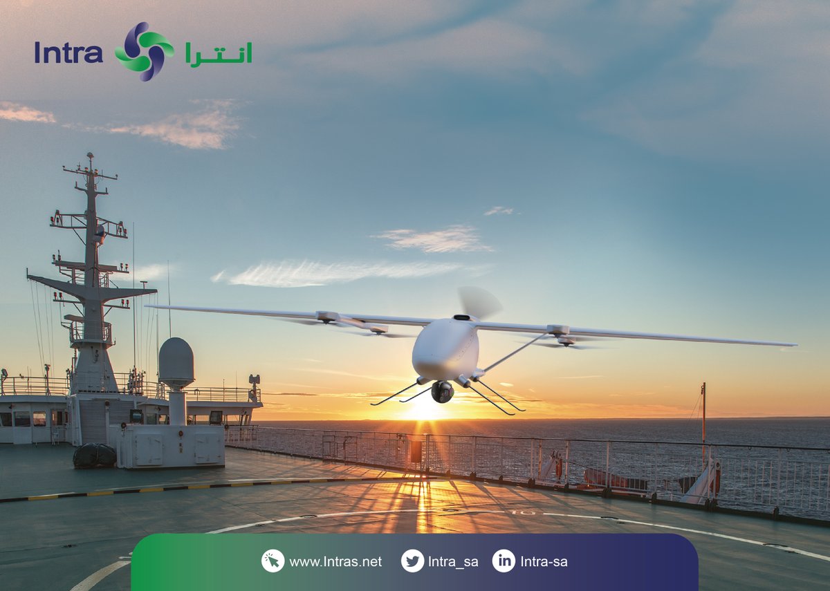 Intra_sa's tweet photo. تعمل #انترا على تطوير وتوطين وتصنيع مختلف أنظمة الطائرة بدون طيار تماشياً مع #رؤية_المملكة_2030  لتوطين 50 % من الإنفاق العسكري السعودي. https://t.co/qd7WB5D0ne