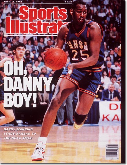 OldSchool80s's tweet image. April 4, 1988: Kansas upset Oklahoma 83-79 to win the NCAA Men's Basketball Championship. #80s Danny and the Miracles