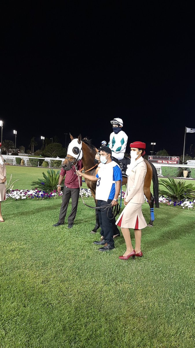 Zaman unleashes a good turn of foot to mow down the opposition in the closing 1600m Thoroughbred handicap <a href="/ADECOfficial/">Abu Dhabi Equestrian Club</a>. Well done Ahmad Bin Harmash and Fernando Jara.