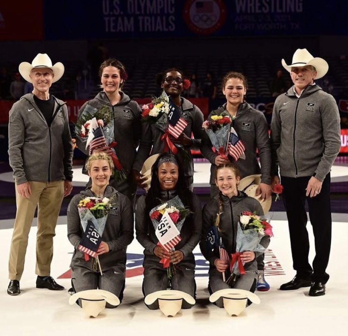 The Tokyo bound women’s freestyle wrestling team ✨🇺🇸

📷 <a href="/Tony_Rotundo/">Tony Rotundo</a>