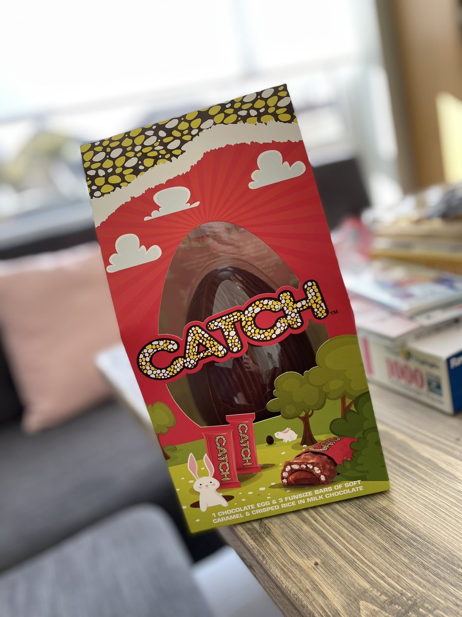 kmorganvisuals's tweet photo. The Easter bunny knew eggactly what I wanted this year #catchbar #chocolateeggs #easter https://t.co/JAX40paV9n