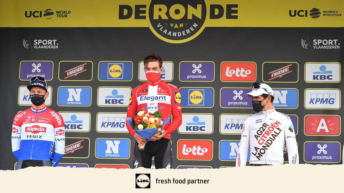 RondeVlaanderen's tweet image. Some fresh vegetables for @k_asgreen after his victory in Flanders' Finest! Perfect for a tasty recovery after a hard race! 🥕 #RVV21
