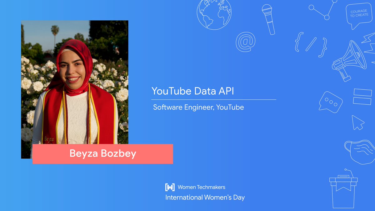📢Women Techmakers Ekipleri ve Türkiye’deki kadın geliştiriciler olarak bu yılki International Women’s Day etkinliğimizin ilk konuşmacısını sizlerle paylaşmaktan büyük mutluluk duyuyoruz!