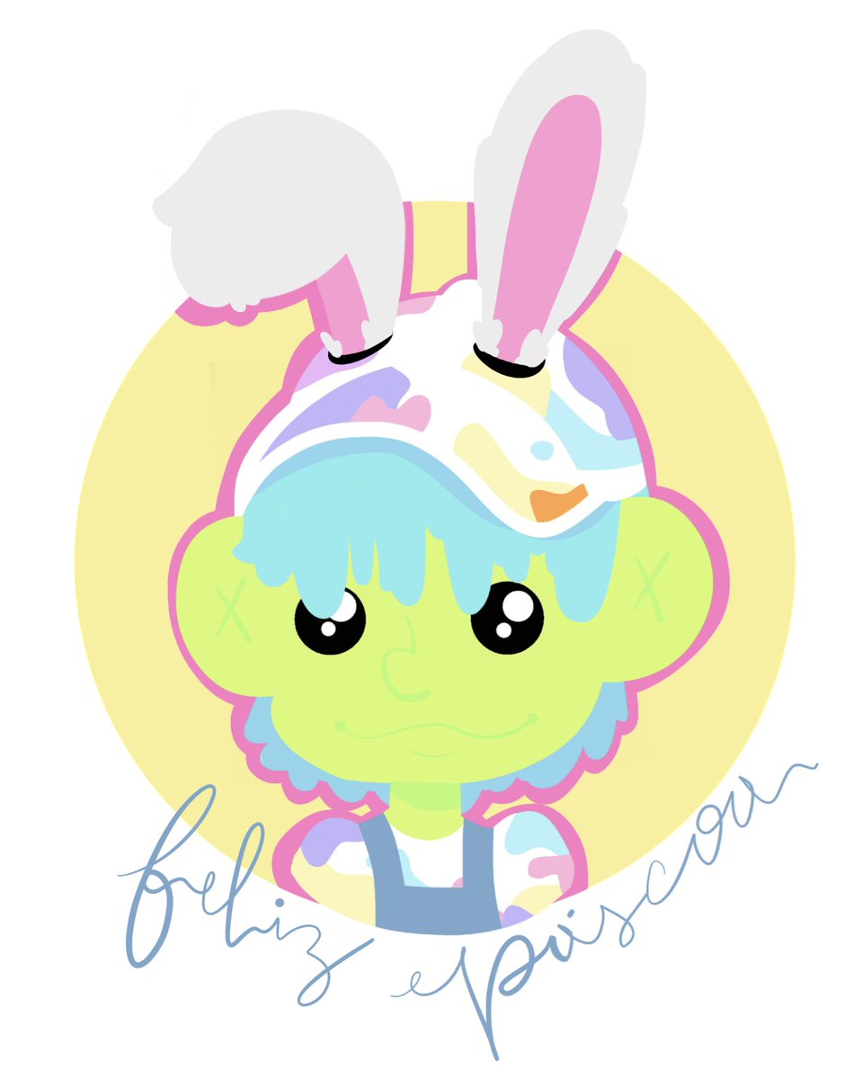 O tie-dalad passando na sua TL para desejar falar FELIZ PÁSCOA 🐇