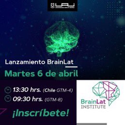 Congrats <a href="/AgustinMIbanez/">Agustin Ibañez</a> Launch of <a href="/BrainLat/">Brain Lat</a> with leaders of <a href="/alzassociation/">Alzheimer's Association</a>  (<a href="/DrMariaALZ/">Maria C Carrillo PhD</a>, <a href="/HeatherAlz/">Heather Snyder, PhD</a>) + <a href="/GBHI_Fellows/">Global Brain Health Institute</a>  (<a href="/victorvalcour/">Victor valcour MD</a>, <a href="/ihrobertson/">ianrobertson</a>); great opportunities for networking, positions, postdoc and seed grants. No te lo pierdas!
Join us: bit.ly/3dxbuXp