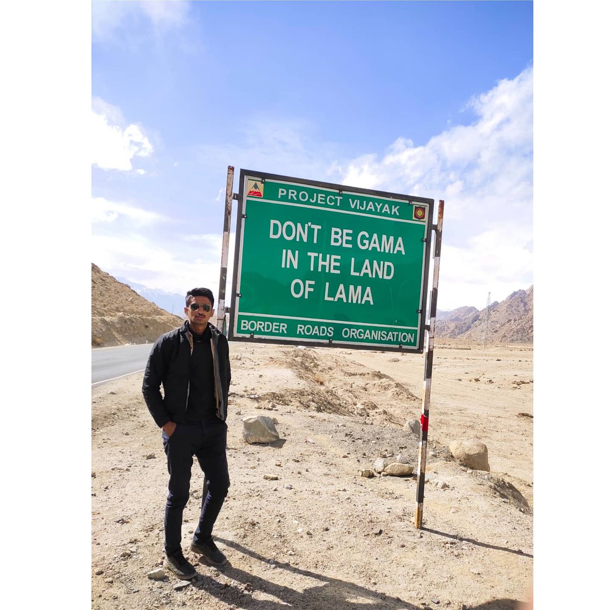 Dev_choudharry's tweet photo. Don't be GAMA in the land of LAMA
#LEH_INDIA🇮🇳
#PatriotsUnite https://t.co/RDKTh9DxRw