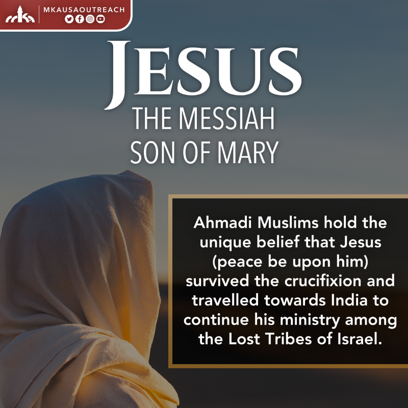 muslimyouthorg's tweet photo. What Ahmadi Muslims believe about Jesus (as)

Learn more: https://t.co/F2VhNsOG7c 

Jesus in India (book): https://t.co/QN67iUApfE (vid): https://t.co/dg319I3BX6 
#Jesus survived crucifixion: (vid): https://t.co/55AUvuWHNJ 

#happyeaster #hehasrisen #resurrection #christianity