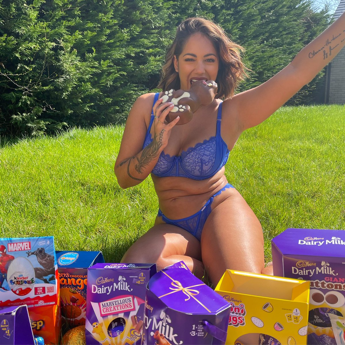 HAPPY EASTER! 

EAT THE CHOCOLATE AND STOP WORRYING. YOU ARE DIVINE THE WAY YOU ARE! 🐣🤪🤍